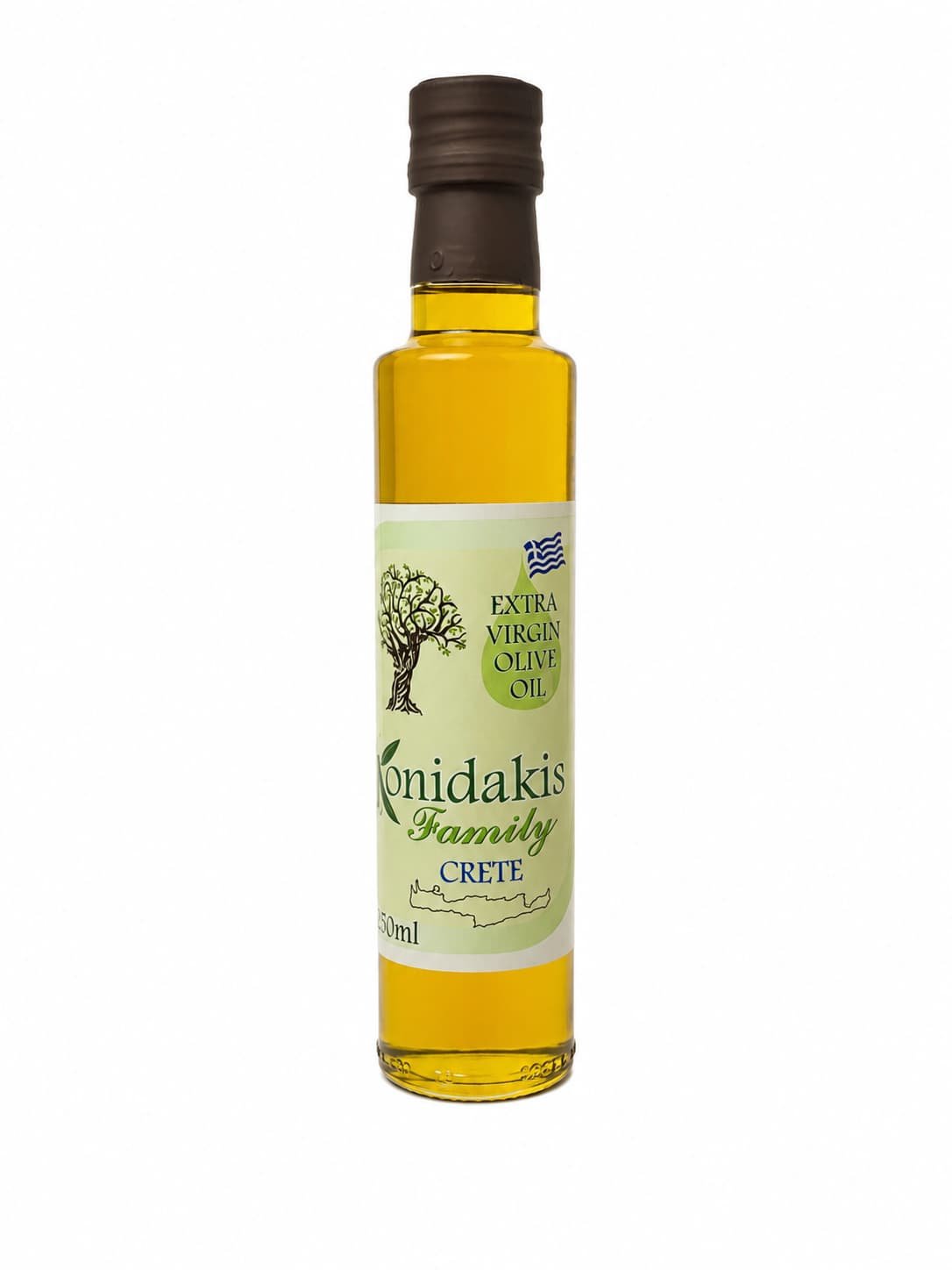 Ελαιόλαδο σε Γυάλινη Φιάλη 250 ml Εξαιρετικό Παρθένο Ελαιόλαδο σε Γυάλινη Φιάλη 250 ml